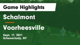 Schalmont  vs Voorheesville  Game Highlights - Sept. 17, 2021