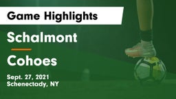 Schalmont  vs Cohoes  Game Highlights - Sept. 27, 2021