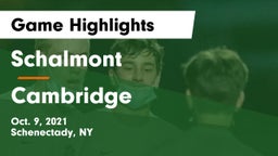 Schalmont  vs Cambridge Game Highlights - Oct. 9, 2021