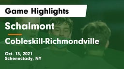 Schalmont  vs Cobleskill-Richmondville  Game Highlights - Oct. 13, 2021