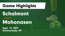 Schalmont  vs Mohonasen  Game Highlights - Sept. 14, 2022