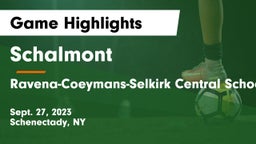 Schalmont  vs Ravena-Coeymans-Selkirk Central School District Game Highlights - Sept. 27, 2023