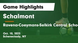 Schalmont  vs Ravena-Coeymans-Selkirk Central School District Game Highlights - Oct. 10, 2023
