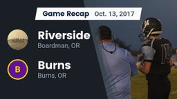 Recap: Riverside  vs. Burns  2017