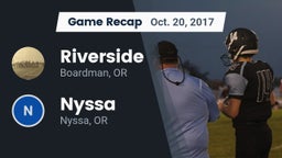 Recap: Riverside  vs. Nyssa  2017
