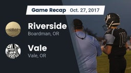 Recap: Riverside  vs. Vale  2017