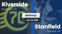 Matchup: Riverside High Schoo vs. Stanfield  2018