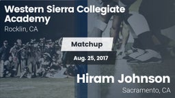 Matchup: Western Sierra Colle vs. Hiram Johnson 2017