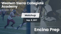 Matchup: Western Sierra Colle vs. Encina Prep 2017