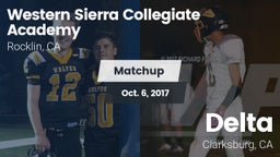 Matchup: Western Sierra Colle vs. Delta  2017