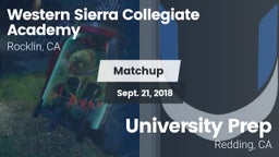 Matchup: Western Sierra Colle vs. University Prep  2018