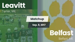 Matchup: Leavitt  vs. Belfast   2017