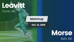 Matchup: Leavitt  vs. Morse  2018