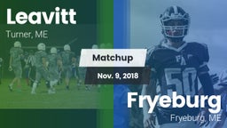 Matchup: Leavitt  vs. Fryeburg  2018