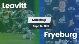 Matchup: Leavitt  vs. Fryeburg  2019