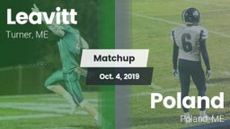 Matchup: Leavitt  vs. Poland  2019