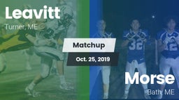 Matchup: Leavitt  vs. Morse  2019