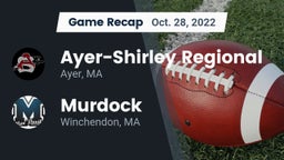 Recap: Ayer-Shirley Regional  vs. Murdock  2022
