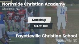 Matchup: Northside Christian  vs. Fayetteville Christian School 2018