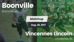 Matchup: Boonville High vs. Vincennes Lincoln  2017