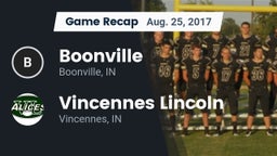 Recap: Boonville  vs. Vincennes Lincoln  2017