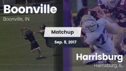 Matchup: Boonville High vs. Harrisburg  2017