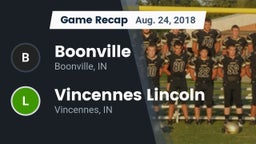 Recap: Boonville  vs. Vincennes Lincoln  2018