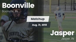 Matchup: Boonville High vs. Jasper  2018