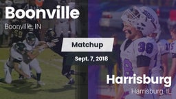 Matchup: Boonville High vs. Harrisburg  2018