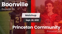Matchup: Boonville High vs. Princeton Community  2018