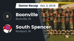 Recap: Boonville  vs. South Spencer  2018