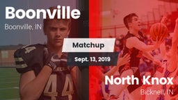 Matchup: Boonville High vs. North Knox  2019