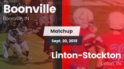 Matchup: Boonville High vs. Linton-Stockton  2019