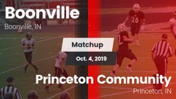 Matchup: Boonville High vs. Princeton Community  2019