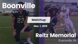 Matchup: Boonville High vs. Reitz Memorial  2019