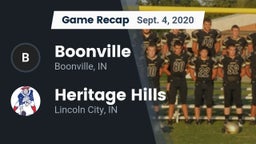 Recap: Boonville  vs. Heritage Hills  2020