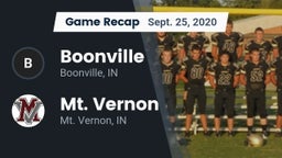 Recap: Boonville  vs. Mt. Vernon  2020