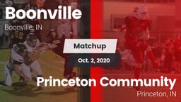 Matchup: Boonville High vs. Princeton Community  2020