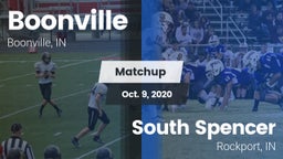 Matchup: Boonville High vs. South Spencer  2020