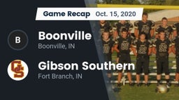 Recap: Boonville  vs. Gibson Southern  2020