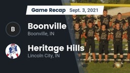Recap: Boonville  vs. Heritage Hills  2021
