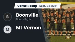 Recap: Boonville  vs. Mt Vernon 2021