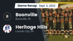 Recap: Boonville  vs. Heritage Hills  2022