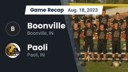 Recap: Boonville  vs. Paoli  2023