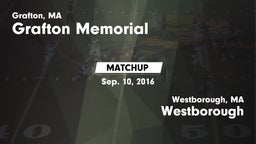Matchup: Grafton Memorial vs. Westborough  2016