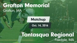 Matchup: Grafton Memorial vs. Tantasqua Regional  2016