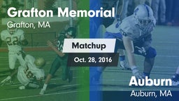 Matchup: Grafton Memorial vs. Auburn  2016