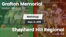 Matchup: Grafton Memorial vs. Shepherd Hill Regional  2018