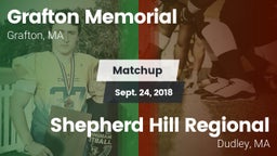 Matchup: Grafton Memorial vs. Shepherd Hill Regional  2018