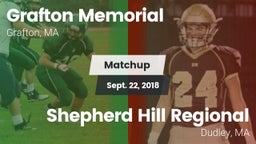 Matchup: Grafton Memorial vs. Shepherd Hill Regional  2018